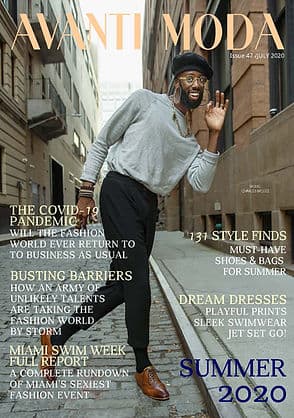 AVANTI MODA Fall 2019 NY Street issue cover